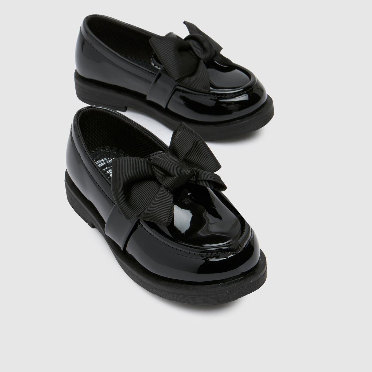 Schuh fekete lírai mokaszin lányka kisgyermek cipők