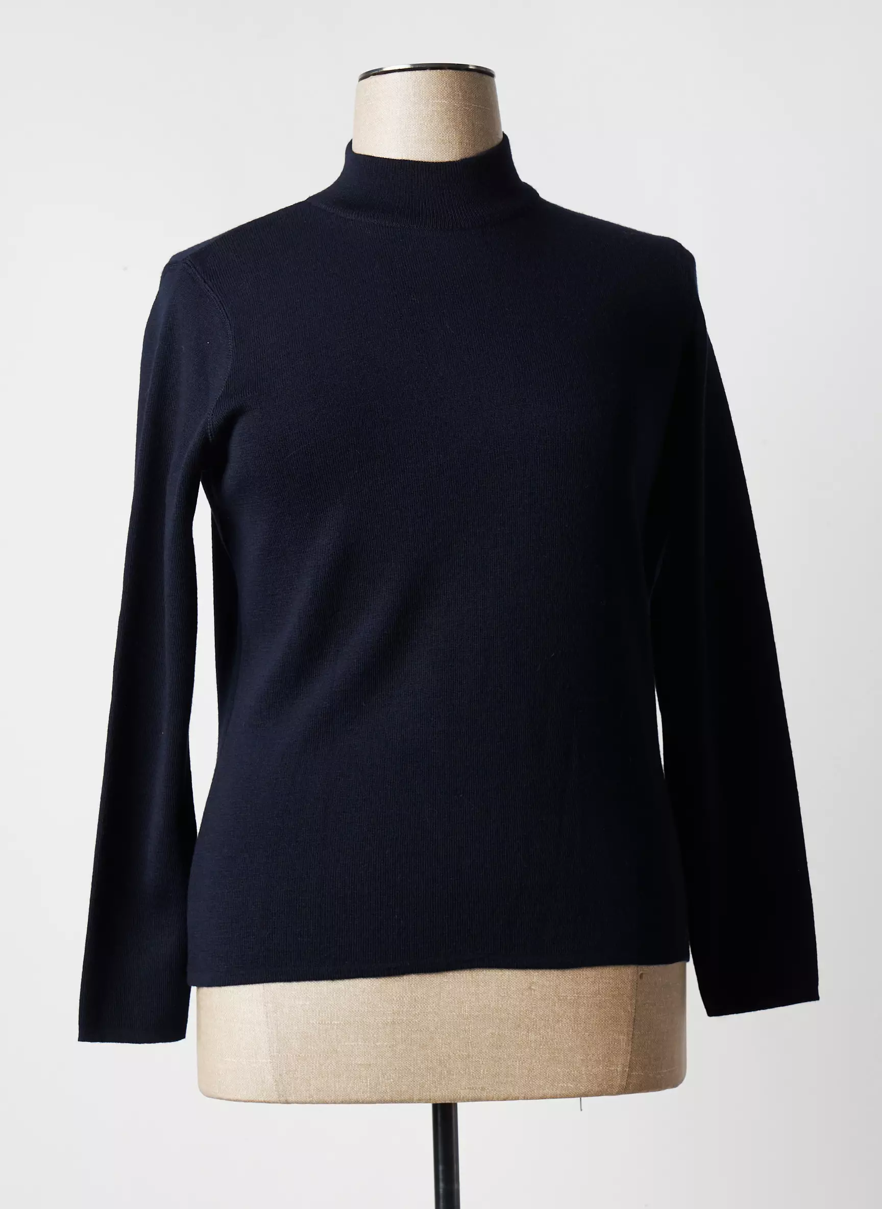 Fil Maille Pulls Femme couleur bleu