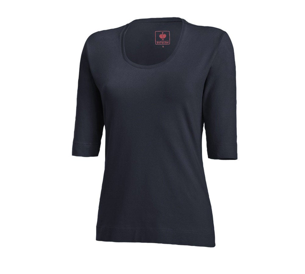 e.s. Shirt 3/4-Arm cotton stretch, Damen