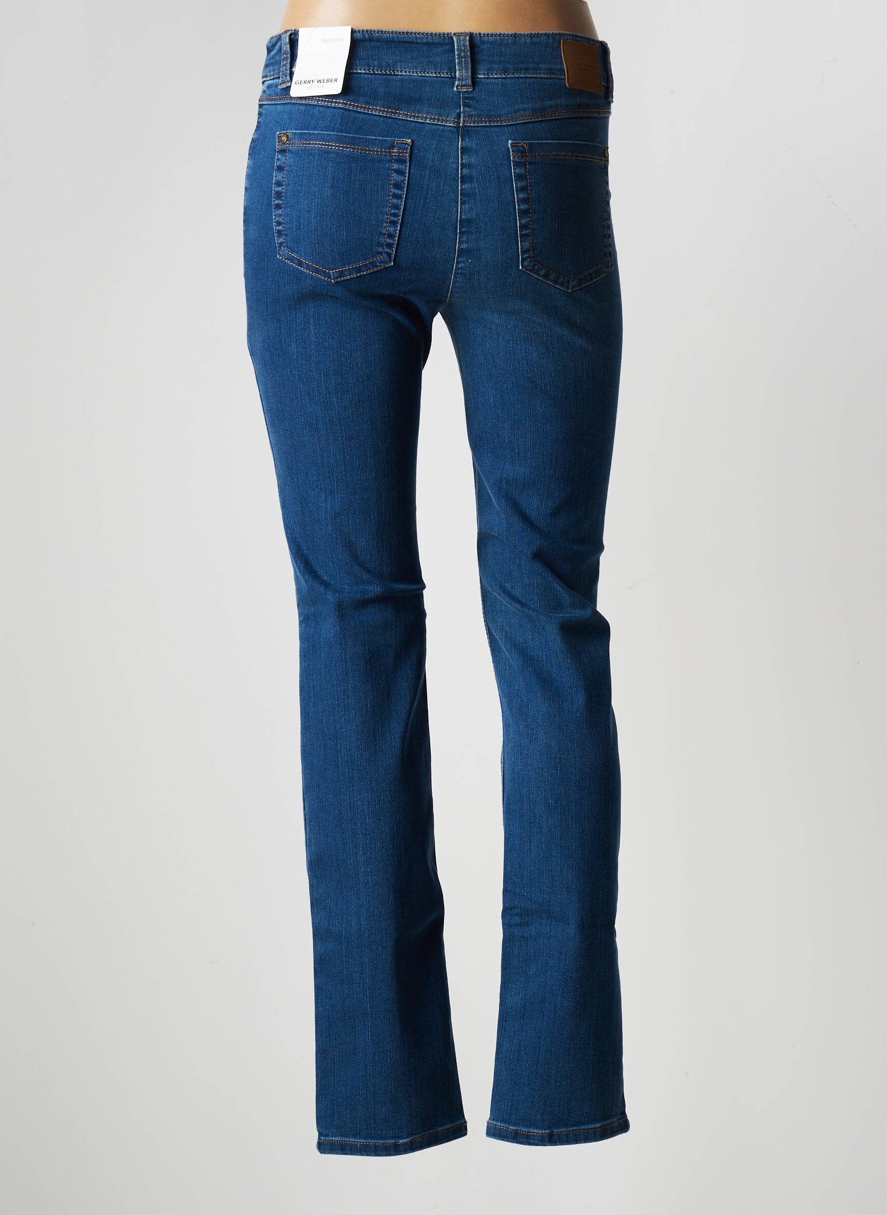 Gerry Weber Jeans Coupe Slim Femme couleur bleu