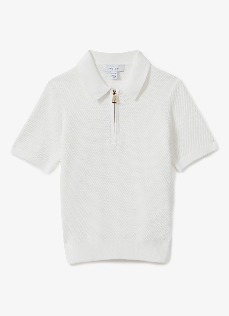 Reiss Ivor textured polo shirt