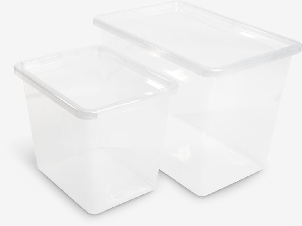 BASIC BOX BASIC BOX 80L med gjennomsiktig lokk