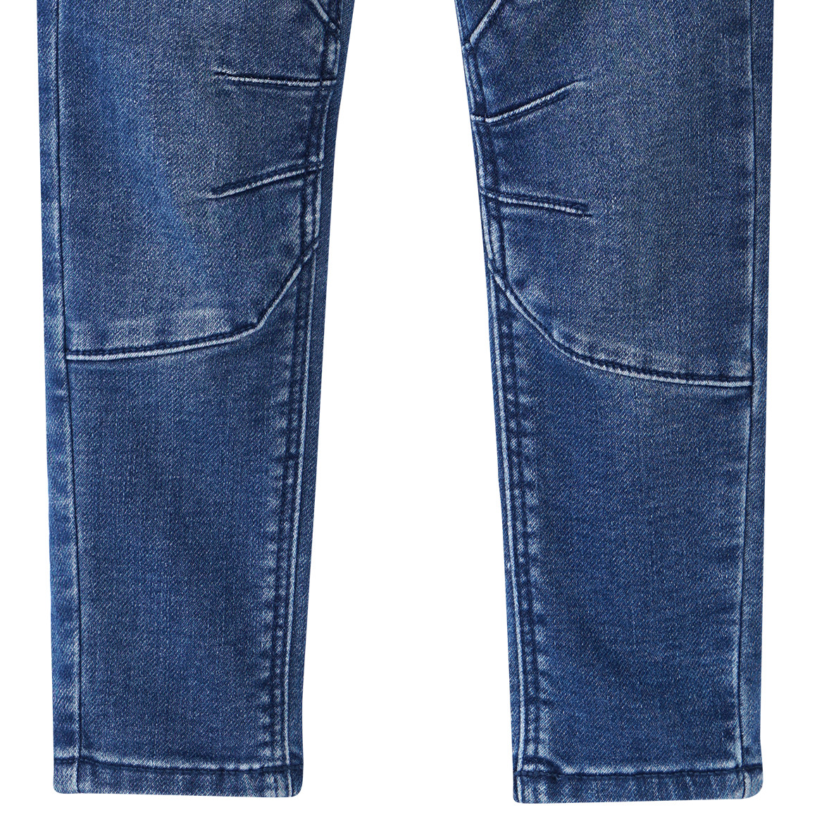 Jungen Slim-Jeans im Biker-Style