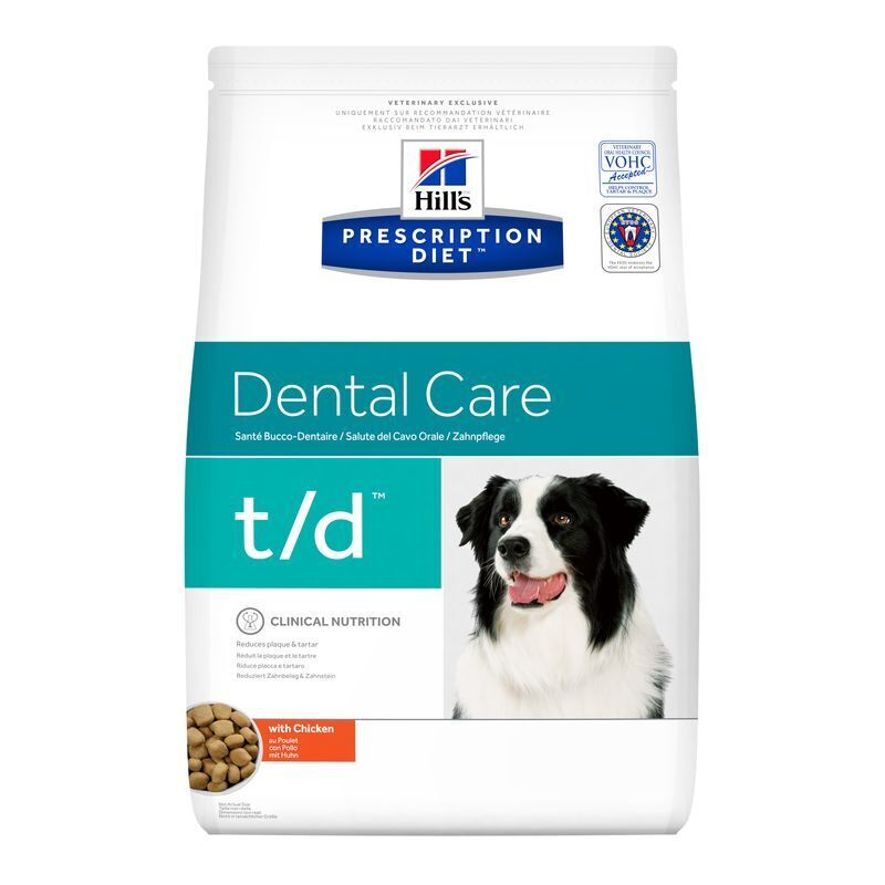 Hill's Zähne Hill's Prescription Diet Dental Care t/d mit Huhn 10 kg