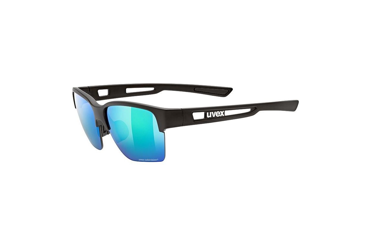 Uvex Sportstyle 805 CV Black Matt / Mir. Green