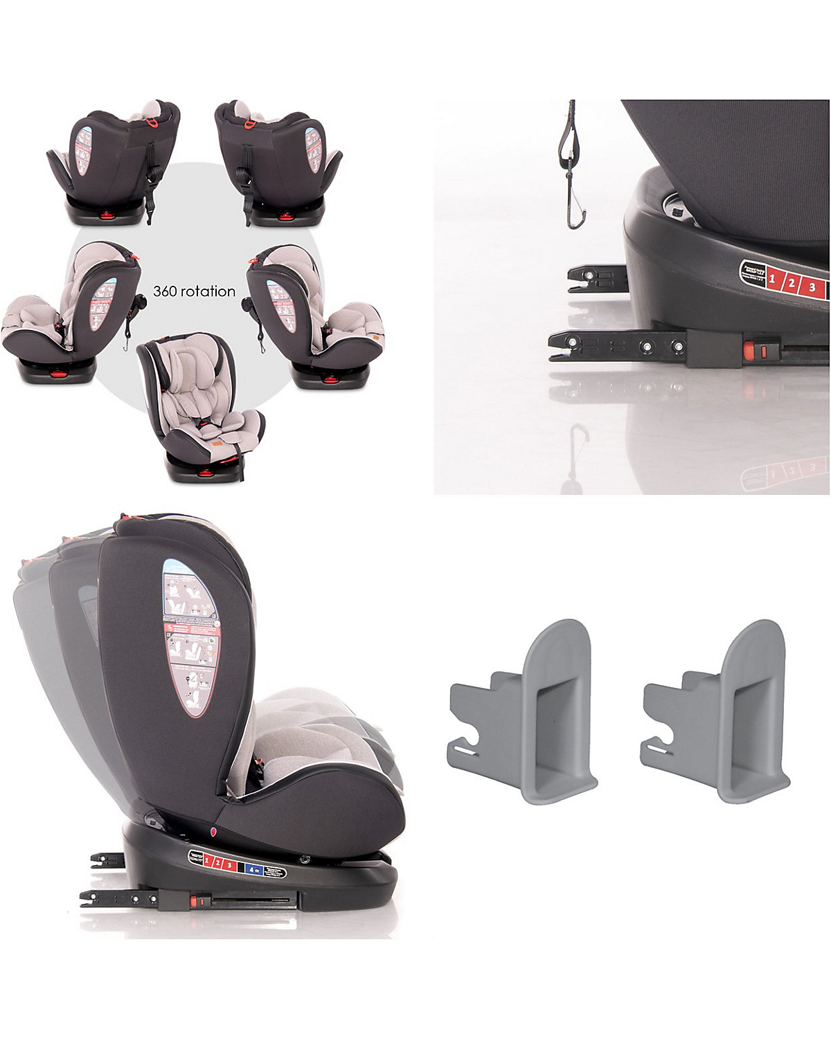 Kindersitz Nebula Gruppe 0+/1/2/3 (0-36 kg) Isofix Kindersitze