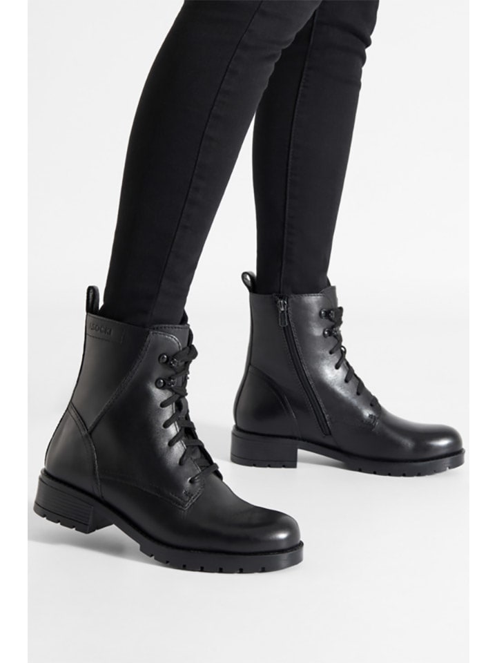 Lasocki Leder-Boots in Schwarz günstig kaufen