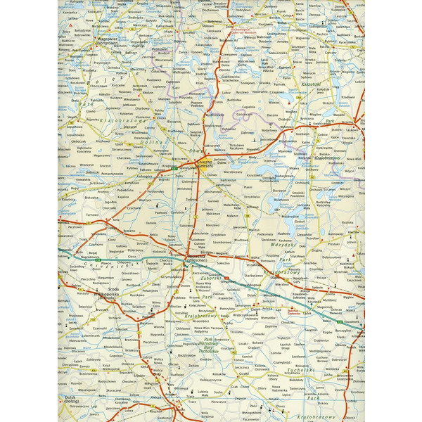 Reise Know-How Landkarte Polen, Südwest 1 : 360.000 - Straßenkarte