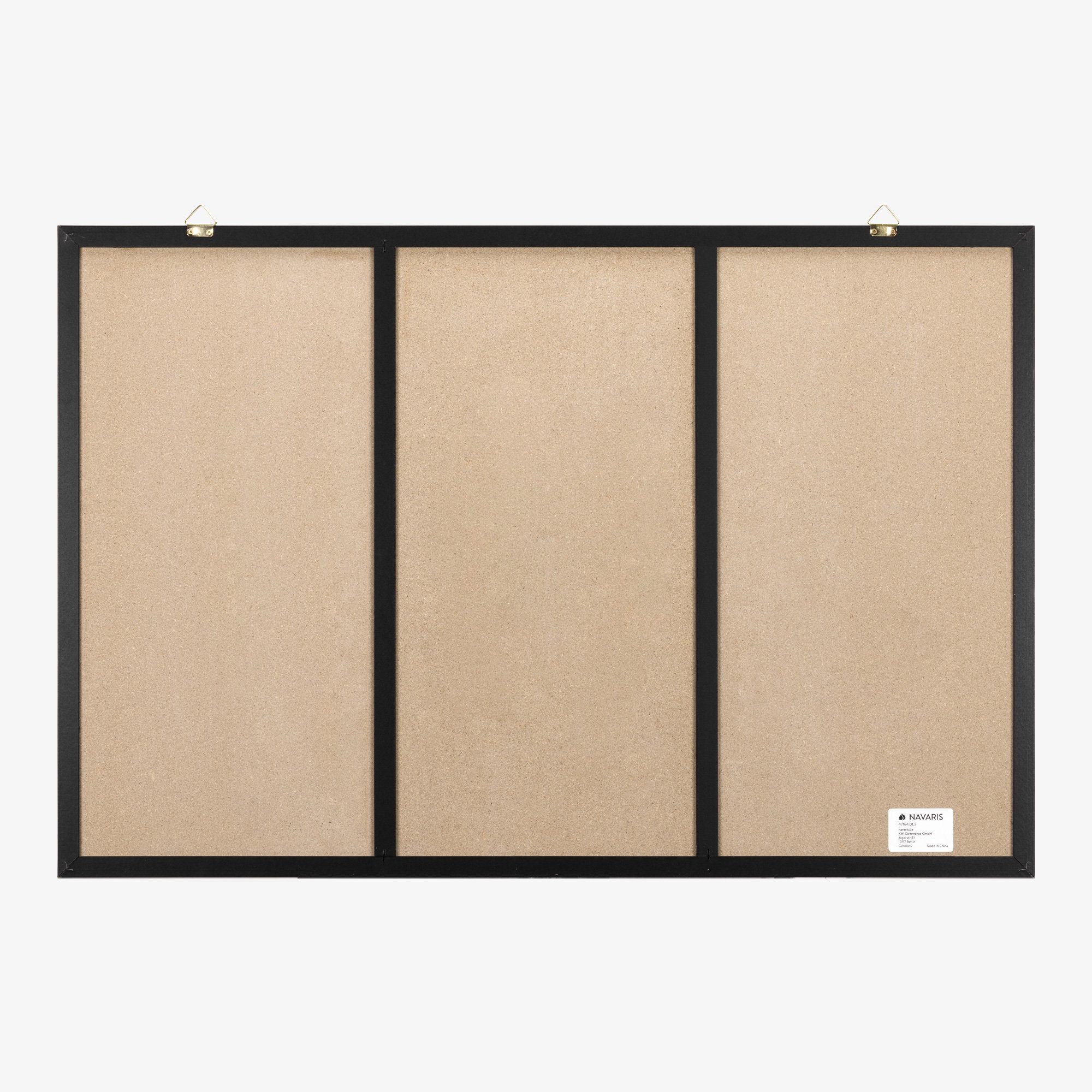 Navaris Pinnwand 3in1 Kombitafel 60x40cm - Kreidetafel Whiteboard Kork Pinnwand