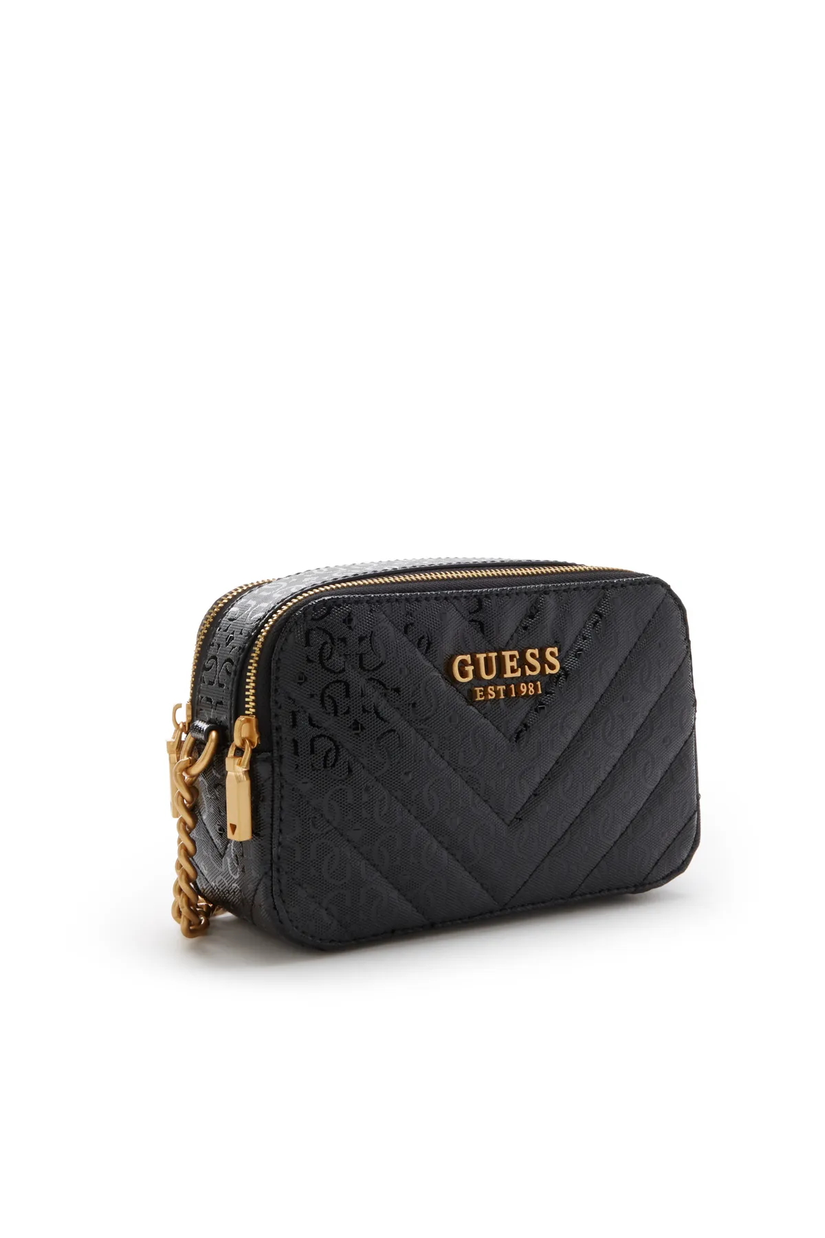 Guess  Jania Damen Umhängetasche Schwarz Hwga91-99140-bla