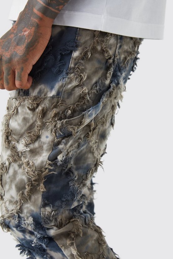 Slim-Fit Camouflage Cargo-Hose