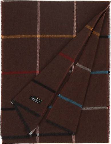 FRAAS Sustainability Edition - Cashmink-Schal mit elegantem XL-Karo - Made in Germany