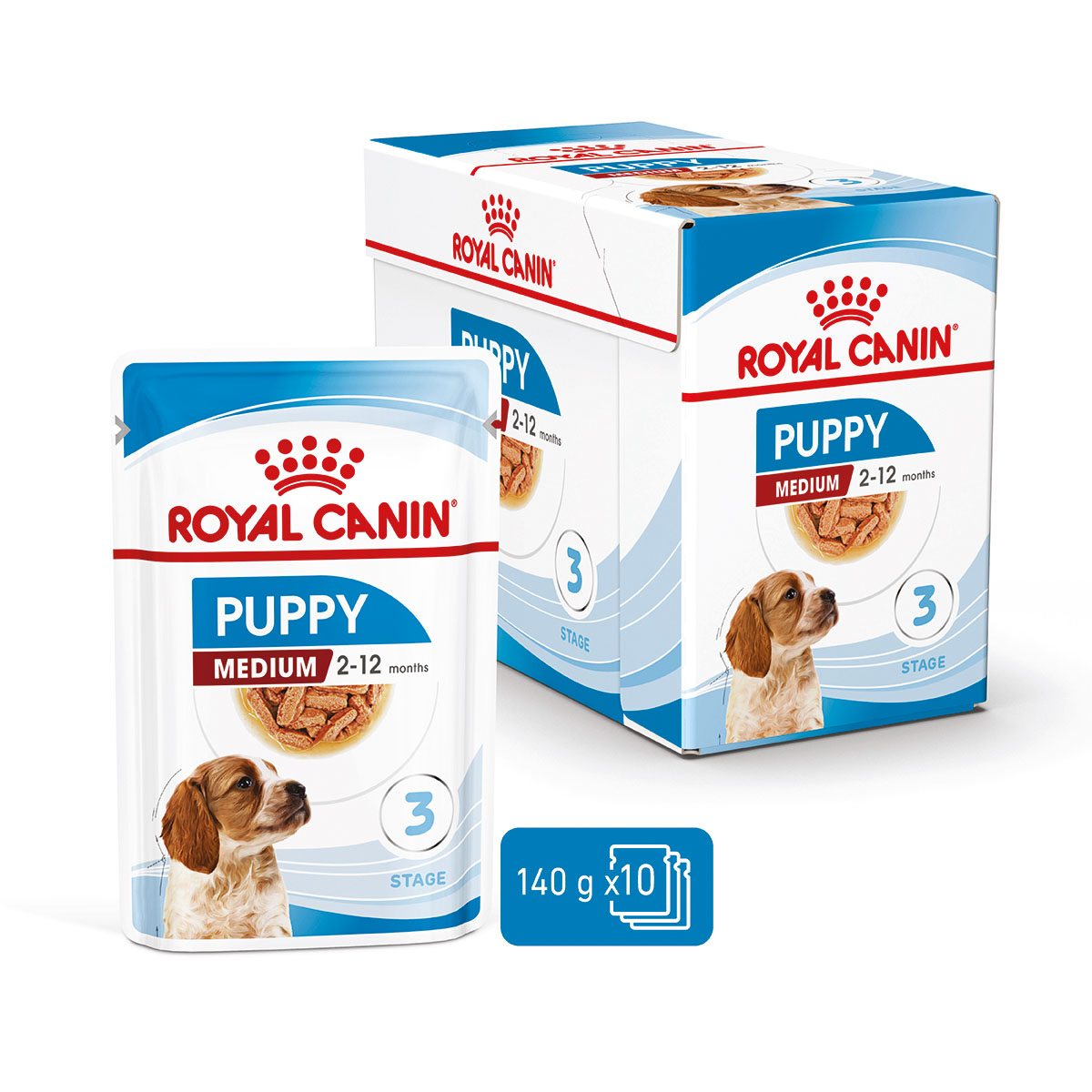 ROYAL CANIN MEDIUM PUPPY Welpenfutter nass für mittelgroße Hunde
