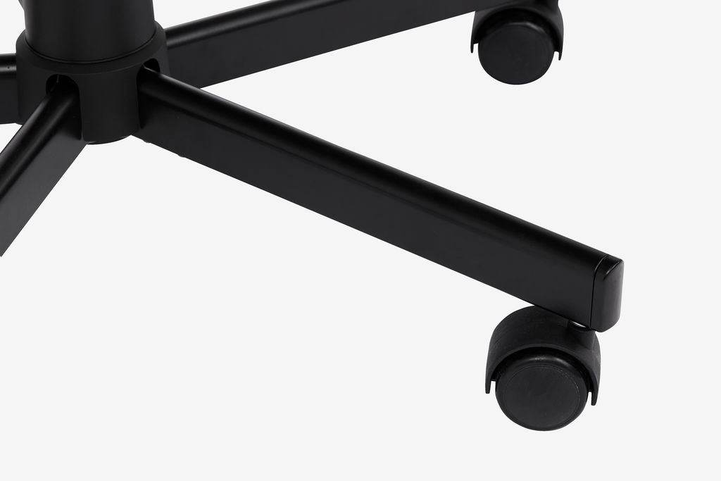 Chaise gaming LERBJERG LERBJERG, similicuir noir et blanc