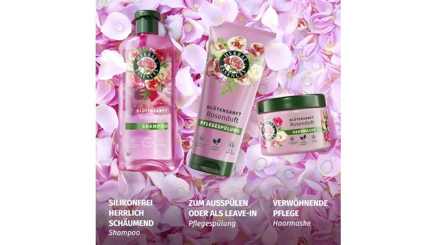 Herbal Essences blütensanft Rosenduft Pflegespülung 250 ml