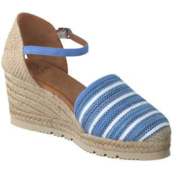 Unisa Keilsandale in blau