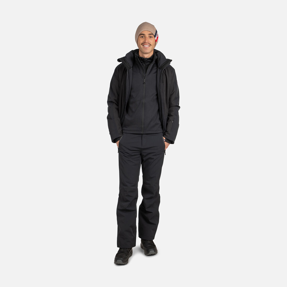 Aerial Herren-Baselayer mit durchgehendem Reißverschluss
