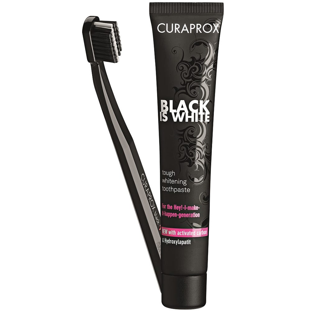 CURAPROX Black is White Zahnpflegeset