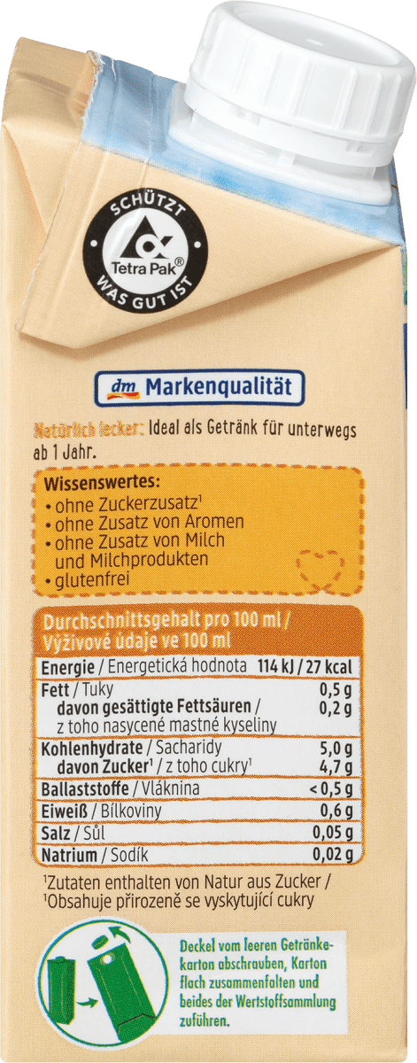 Haferdrink Banane ab 1 Jahr, 200 ml