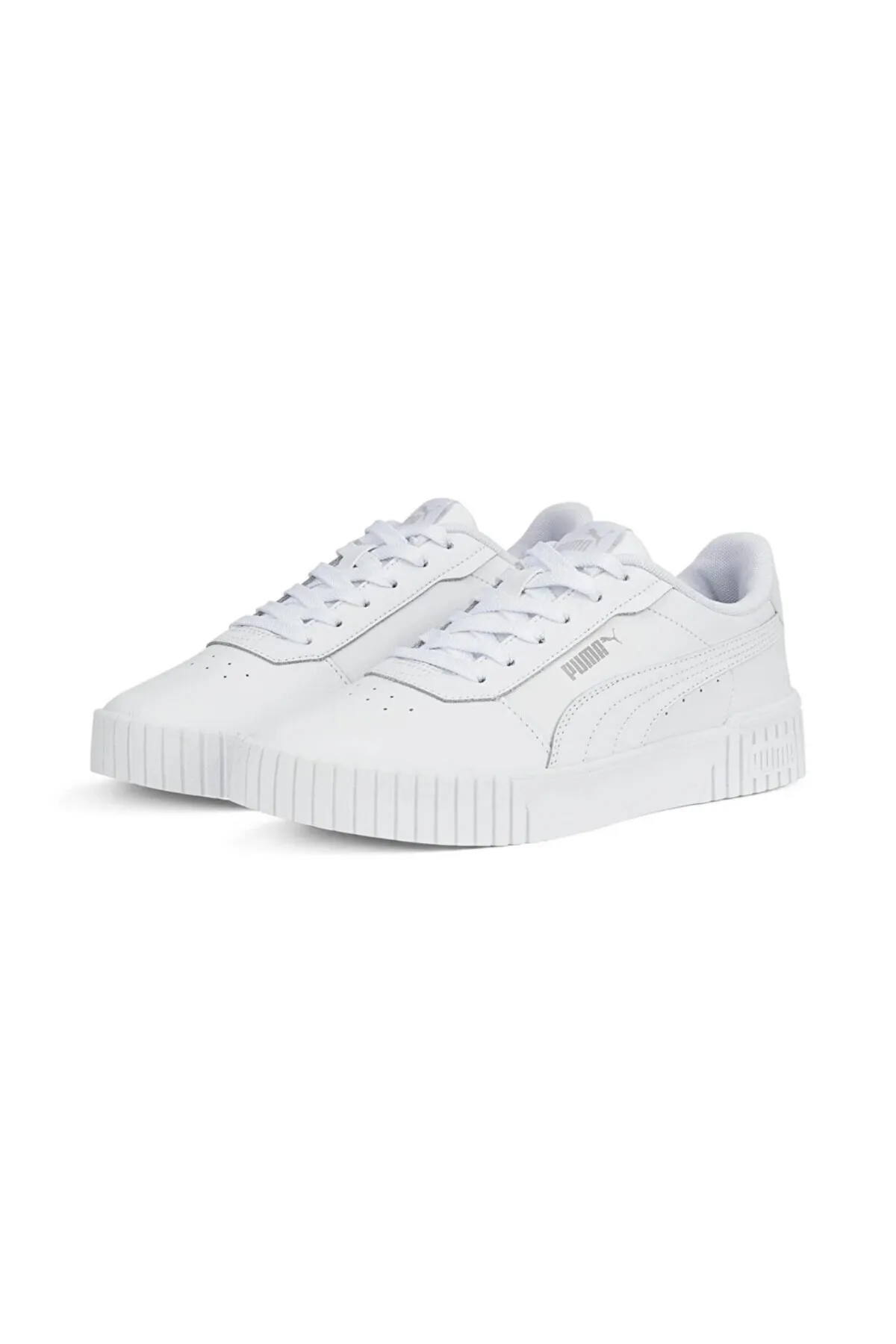 Puma  Carina 2..0 Weiß Silber Damen Sportschuhe 385849-02