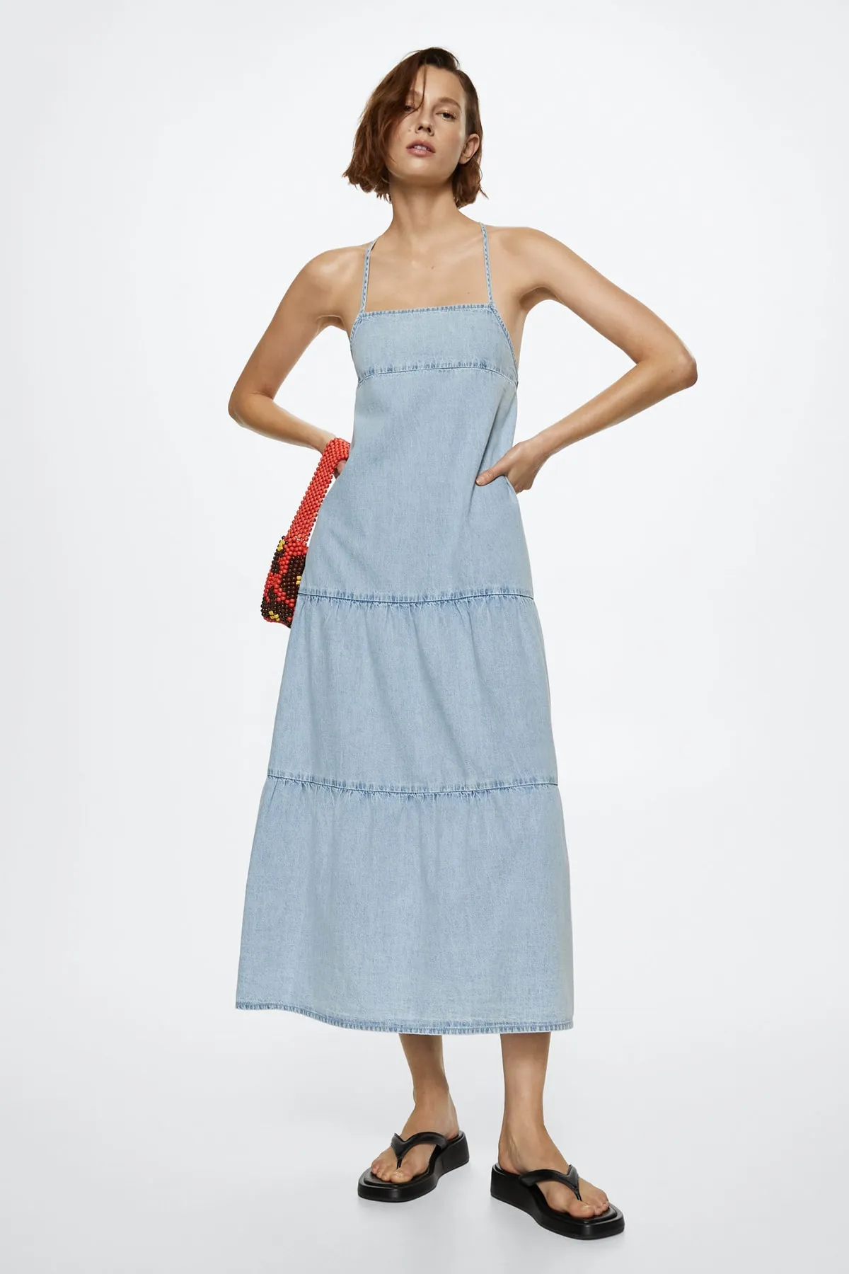 MANGO  27018647 Damen/Mädchen Hellblau