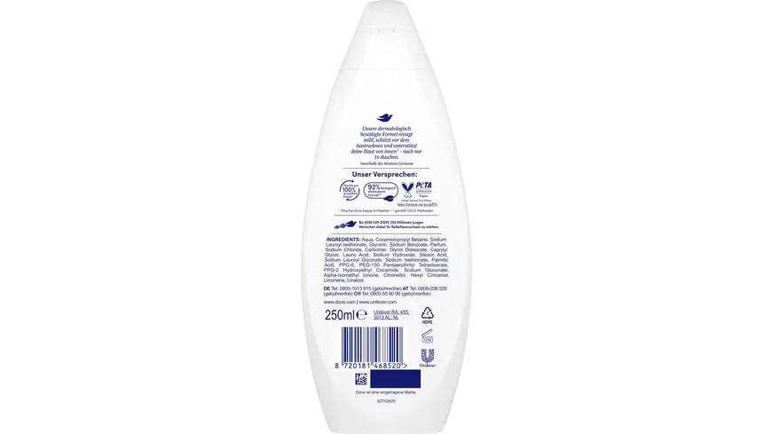 Dove Pflegedusche Samt-Weich 250 ml