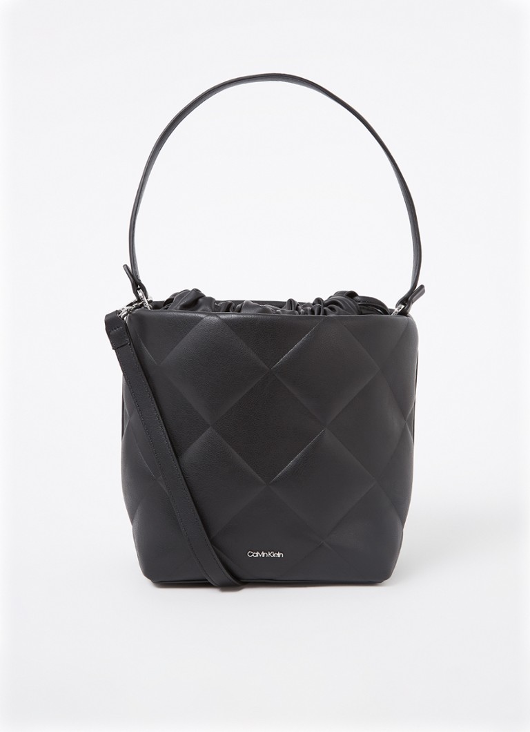 Calvin Klein Quilted shoulder bag with detachable shoulder strap