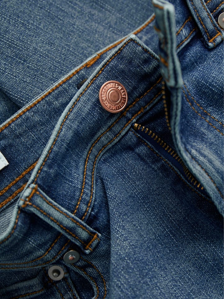JACK & JONES Junior Jeans JJICLARK regular in blue denim günstig kaufen