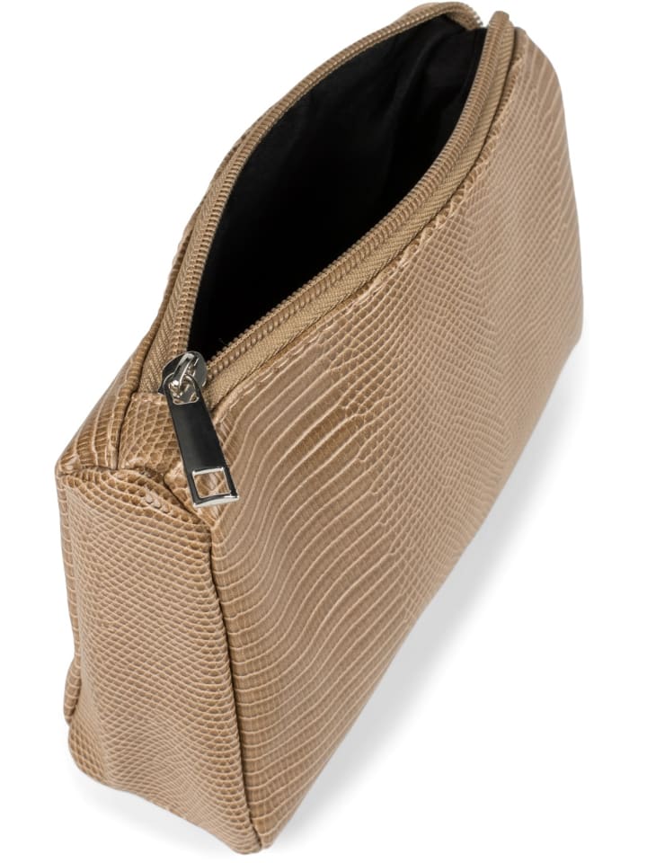 styleBREAKER Kosmetiktasche in Braun günstig kaufen onesize