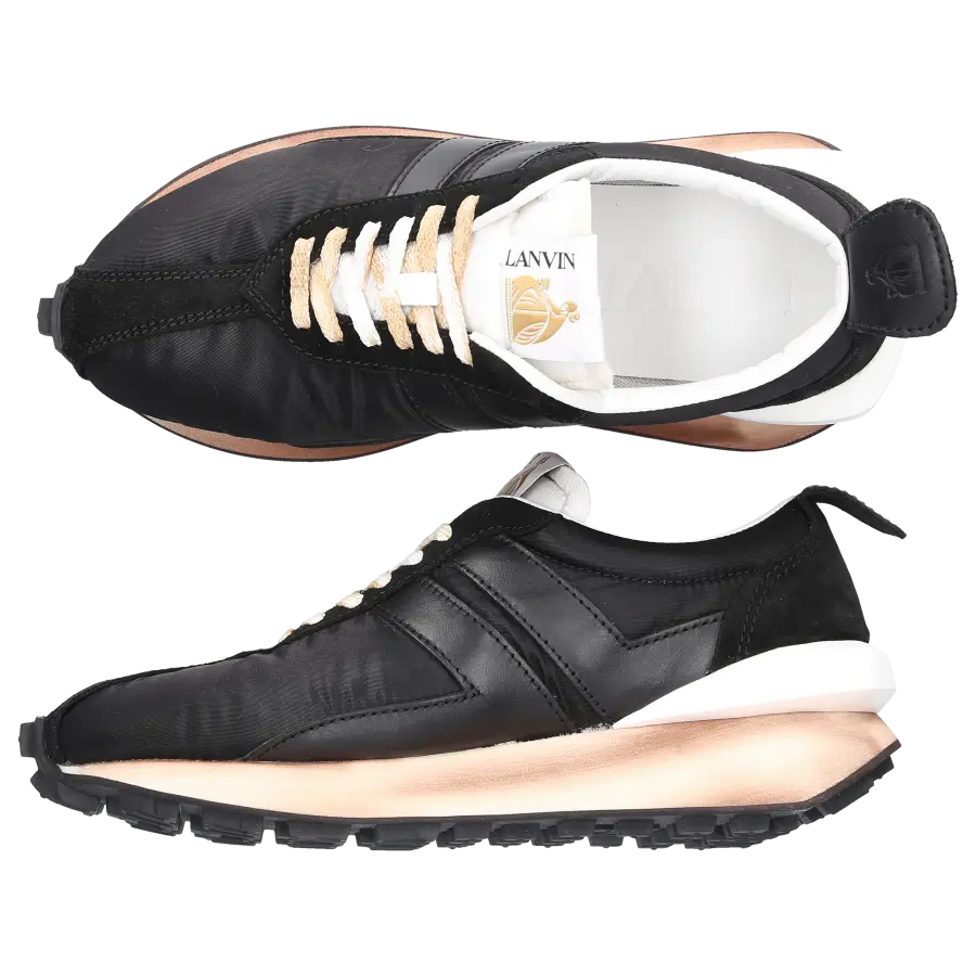 Lanvin - Sneaker low BUMPR Nylon - schwarz