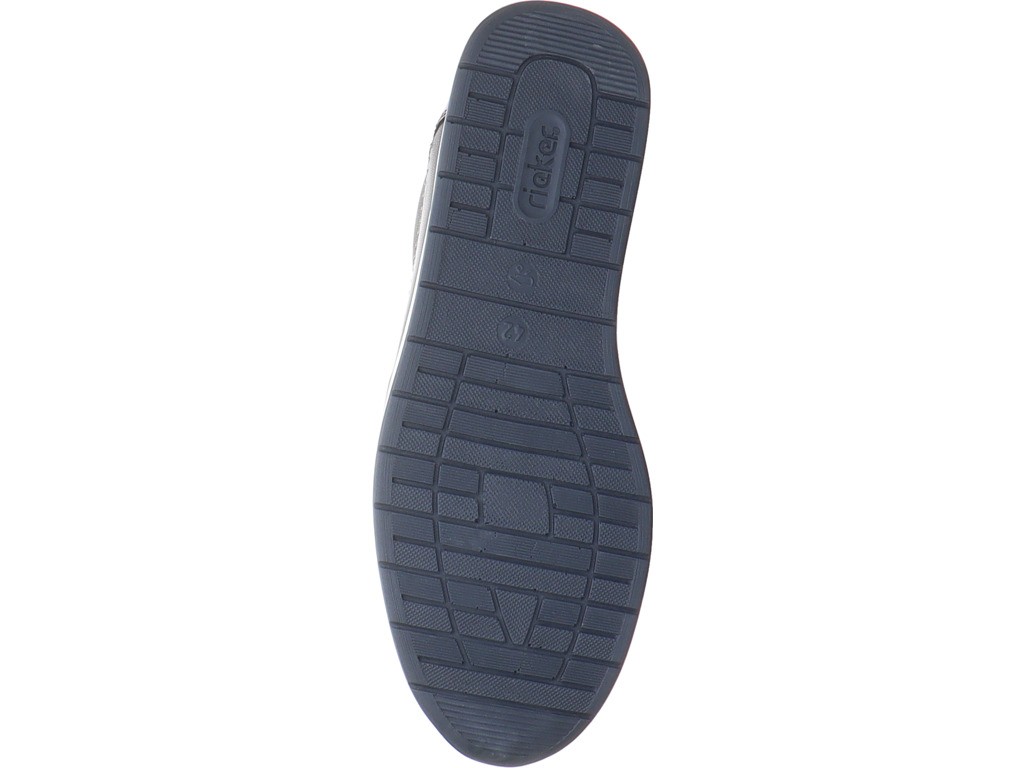 RIEKER Komfort Slipper blau