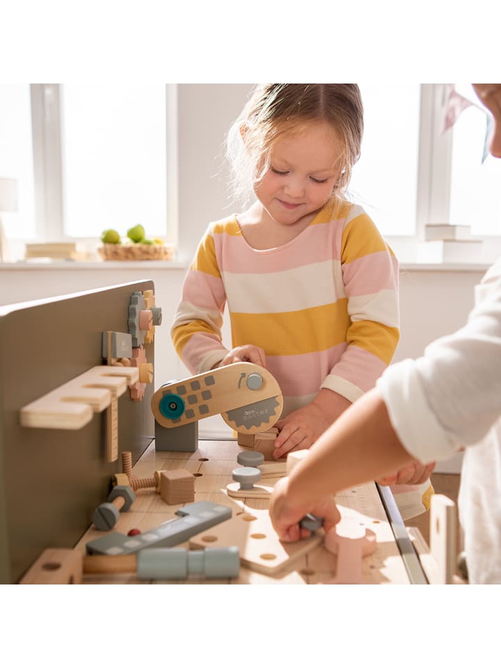 howa Werkbank für Kinder aus Holz mit 47 tlg. Zubehör Kinderwerkbank ab 3 Jahre günstig kaufen onesize