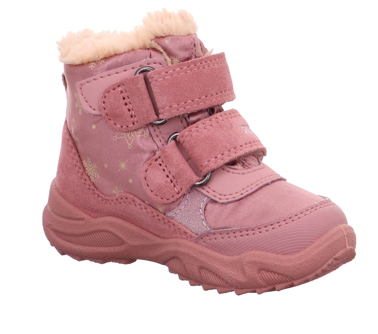 GLACIER - Rosa Boots mit Klettverschluss