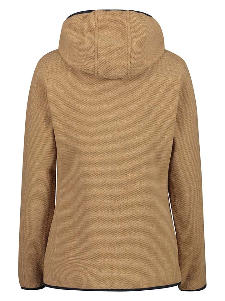 CMP Fleecejacke in Beige/ Schwarz günstig kaufen