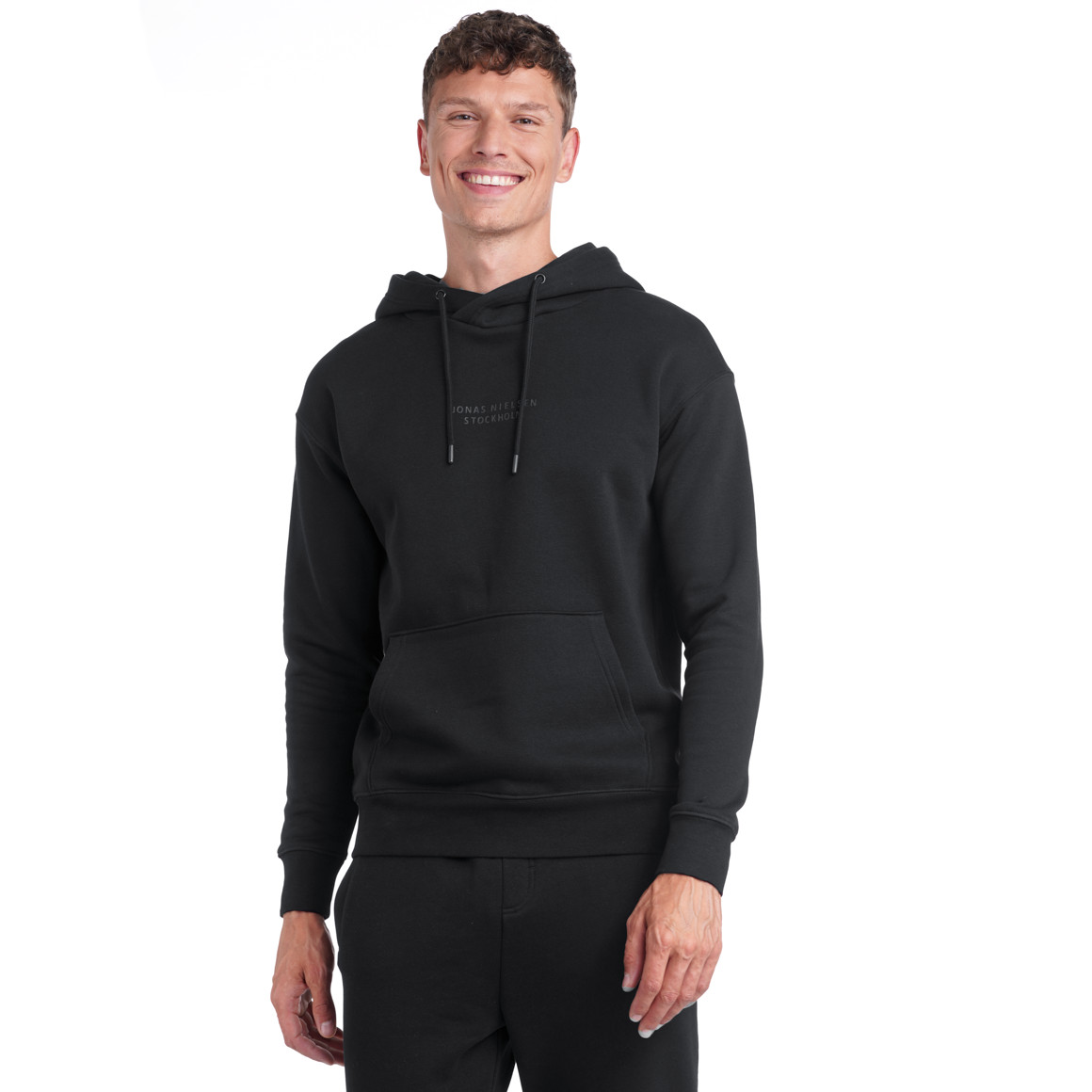 Herren Hoodie mit Schriftzug