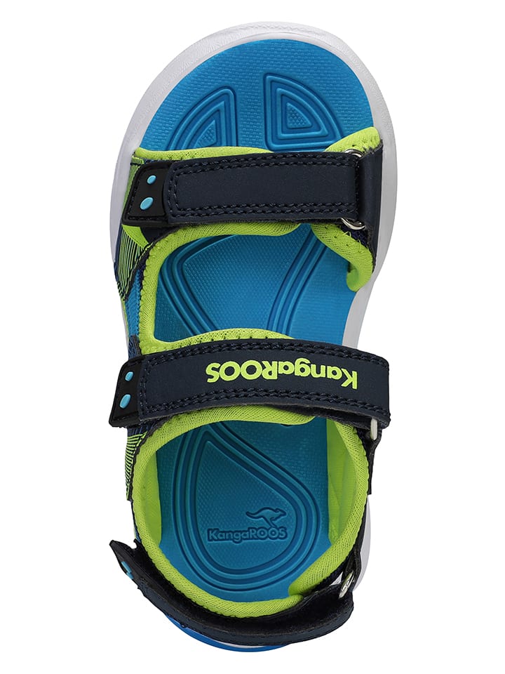 Kangaroos Sandalen in Blau/ Schwarz günstig kaufen