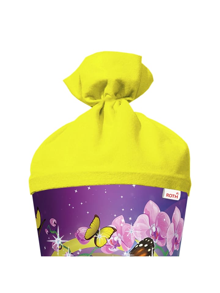 ROTH Schultüte groß Schmetterling 70 cm, Glitter in Bunt günstig kaufen onesize