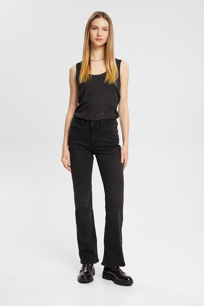Bootcut Jeans mit mittlerer Bundhöhe