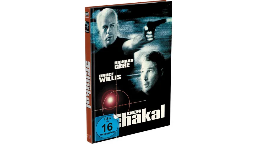 DER SCHAKAL - 2-Disc Mediabook Cover B (Blu-ray + DVD) Limited 500 Edition – Uncut