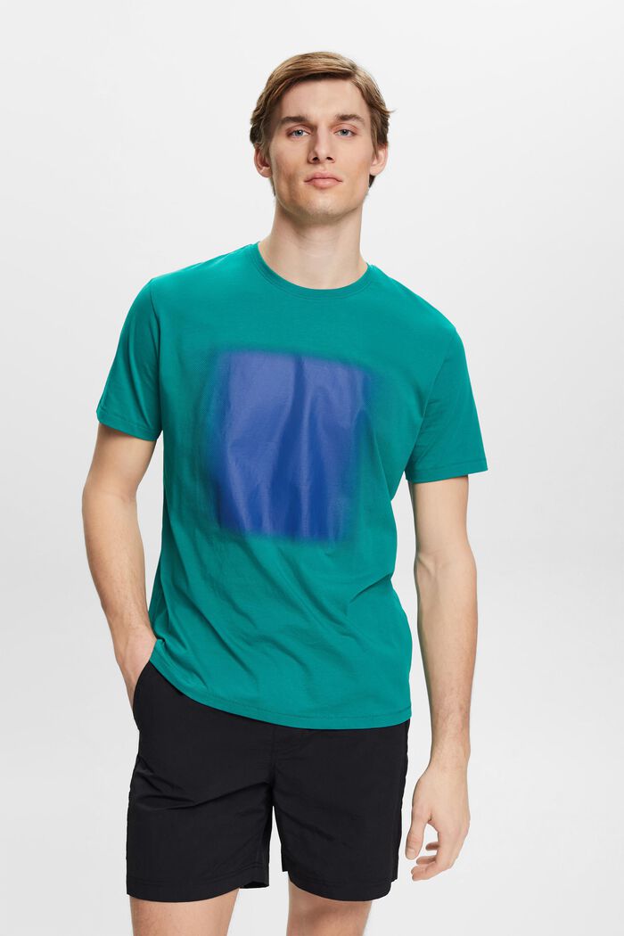 Baumwoll-T-Shirt mit Print