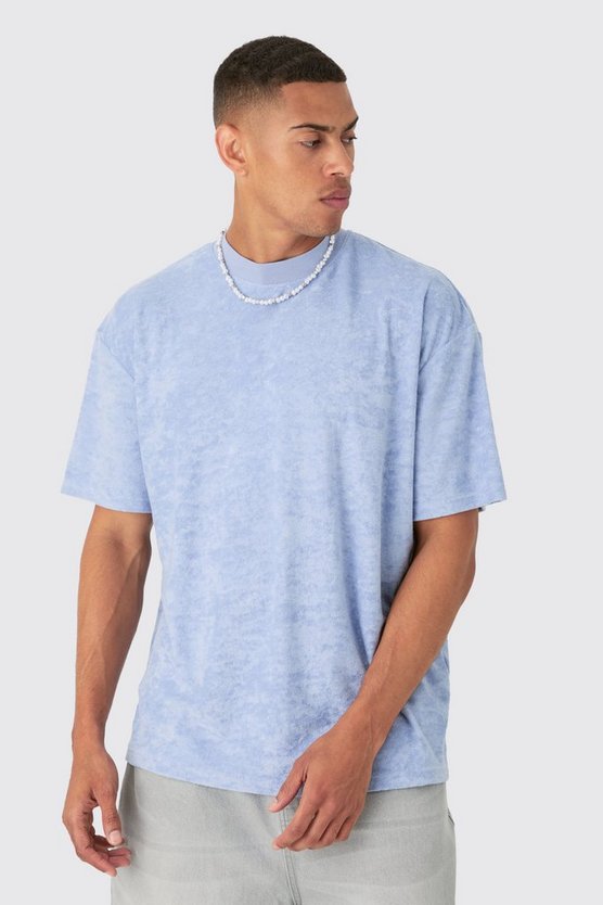 Oversize Frottee T-Shirt