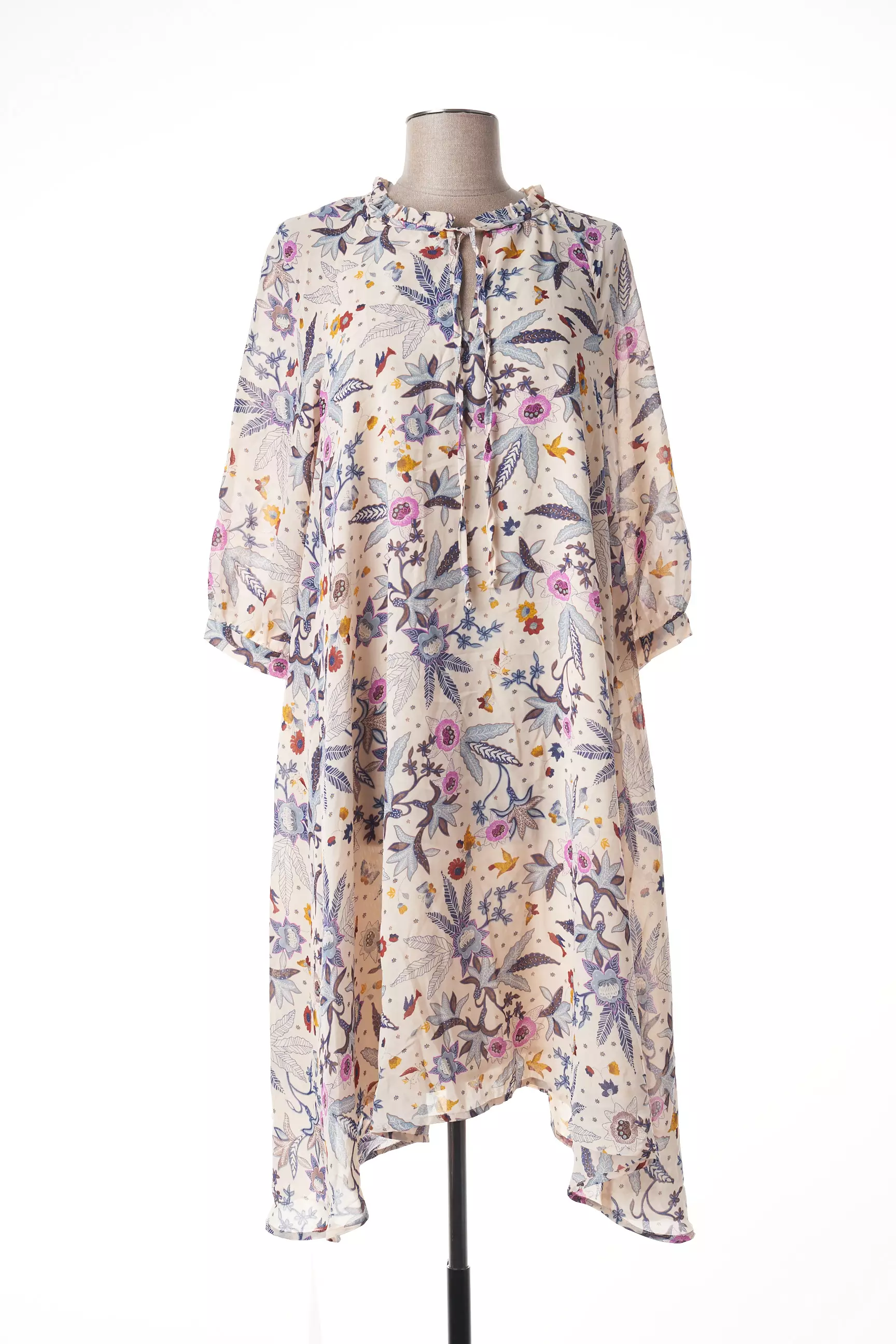 Bruno Saint Hilaire Robes Mi Longues Femme couleur beige