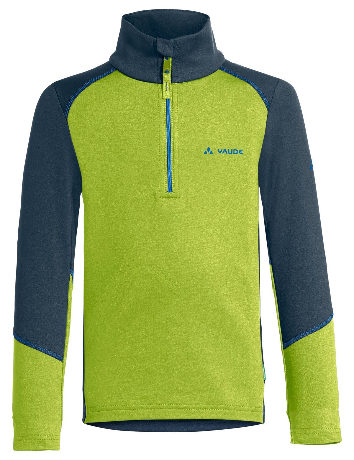VAUDE Rundhalspullover Kids Livigno Halfzip (1-tlg) Green Shape