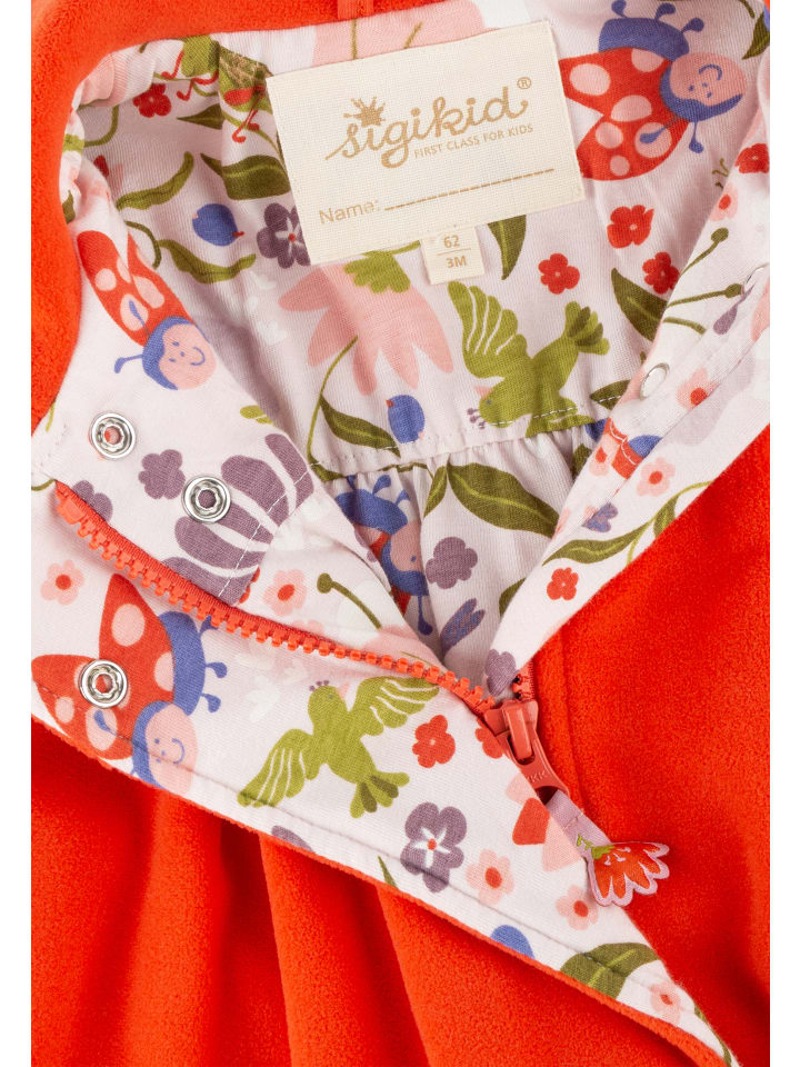 Sigikid Fleecemantel happy ladybug in Rot günstig kaufen