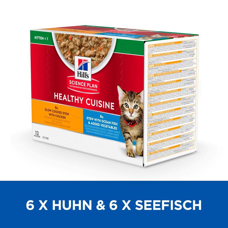 Hill's Science Plan Kitten Healthy Cuisine Huhn & Seefisch | bitiba