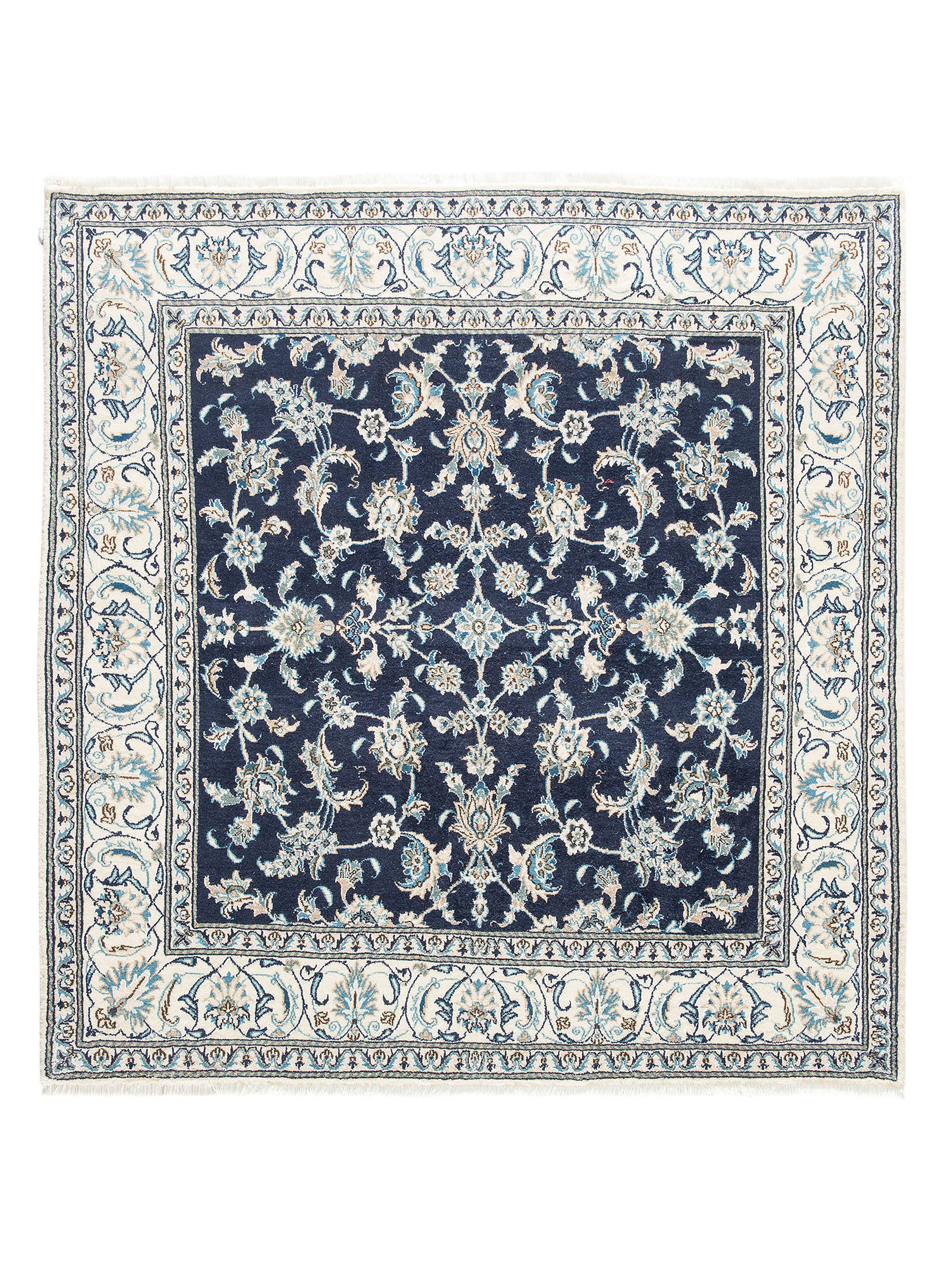 Kaschmar Nain 12 Lah ca. 190 x 200 cm, Unikat / Einzelstück