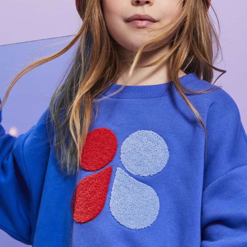 Sweat enfant papillon bleu mixte Catimini