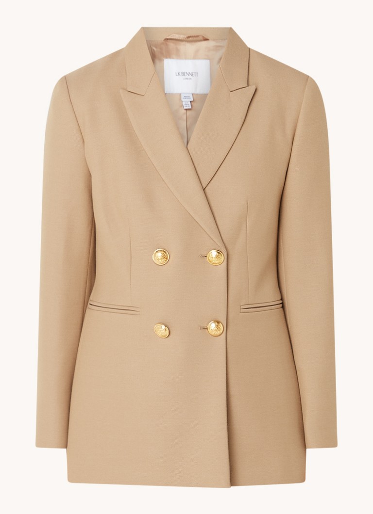 LKBennett Mariner double-breasted blazer with piped pockets