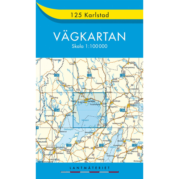 VÄGKARTAN 125 KARLSTADE - Straßenkarte