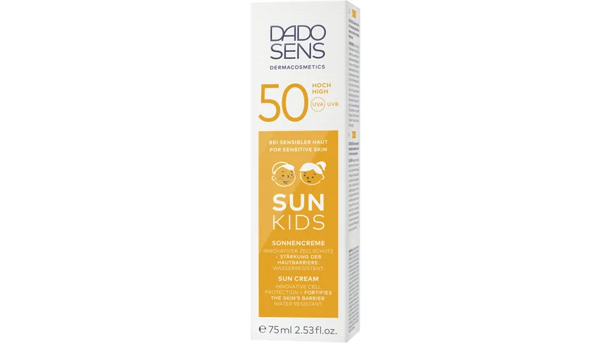 DADO SENS SUN Sonnencrem KIDS SPF 50 - bei sonnenempfindlicher Haut 75 ml